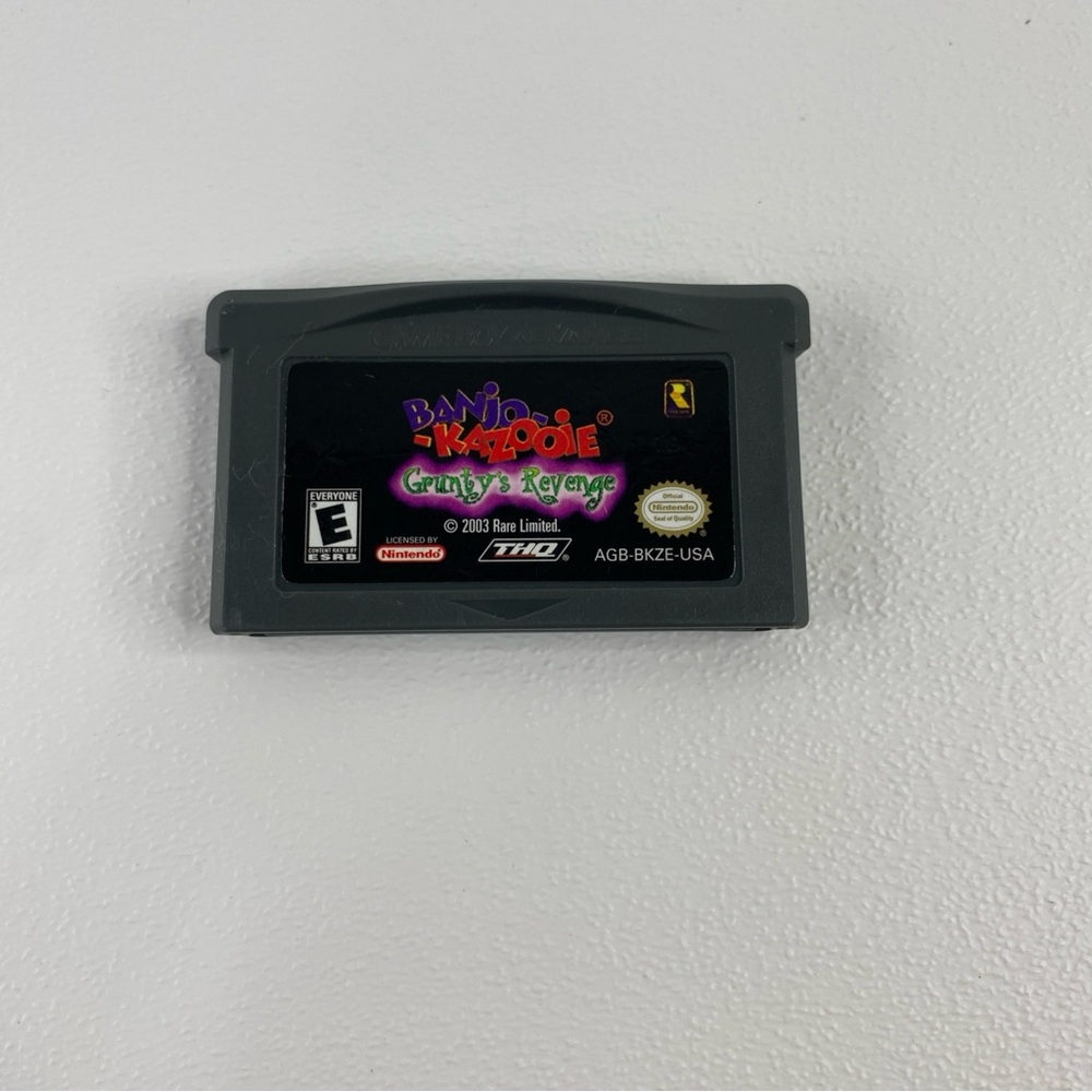 Banjo-Kazooie Grunty's Revenge Nintendo Game Boy Advance 2003 Authentic Tested
